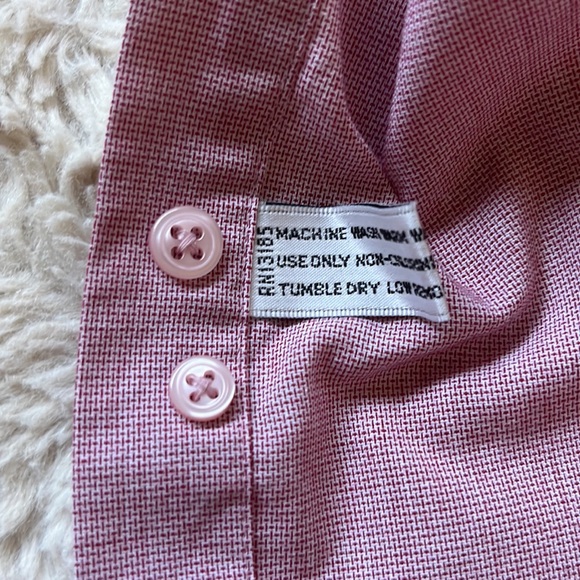 Pierre Cardin  Light Purple Cotton Blend  Tailored Shirt Size Large - Picture 5 of 6